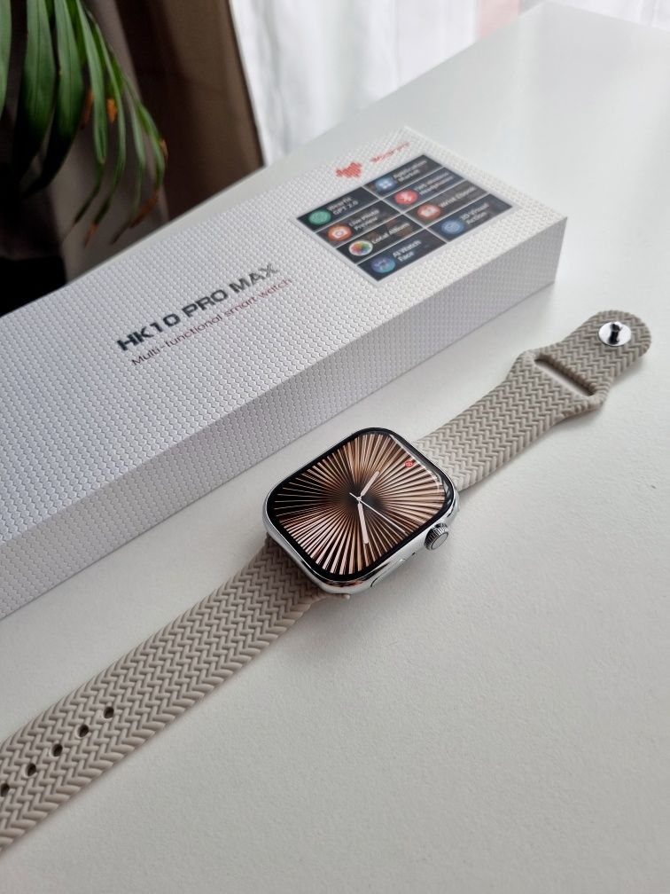 Smartwatch HK10 PRO MAX 46mm srebrny