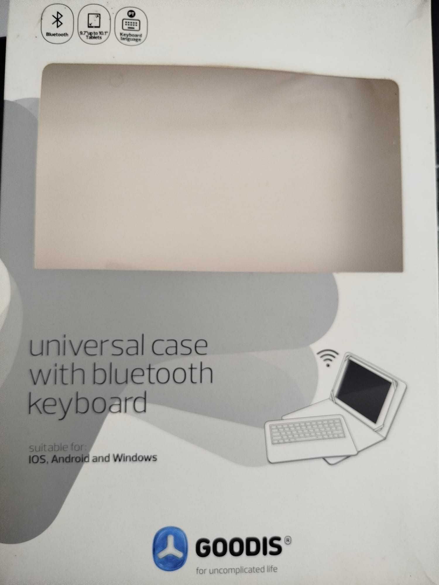 Capa Teclado Universal 10.1'' GOODIS HB030 (Teclado Português - Preto)