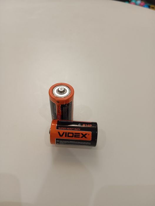 Батарейки Videx c r14p