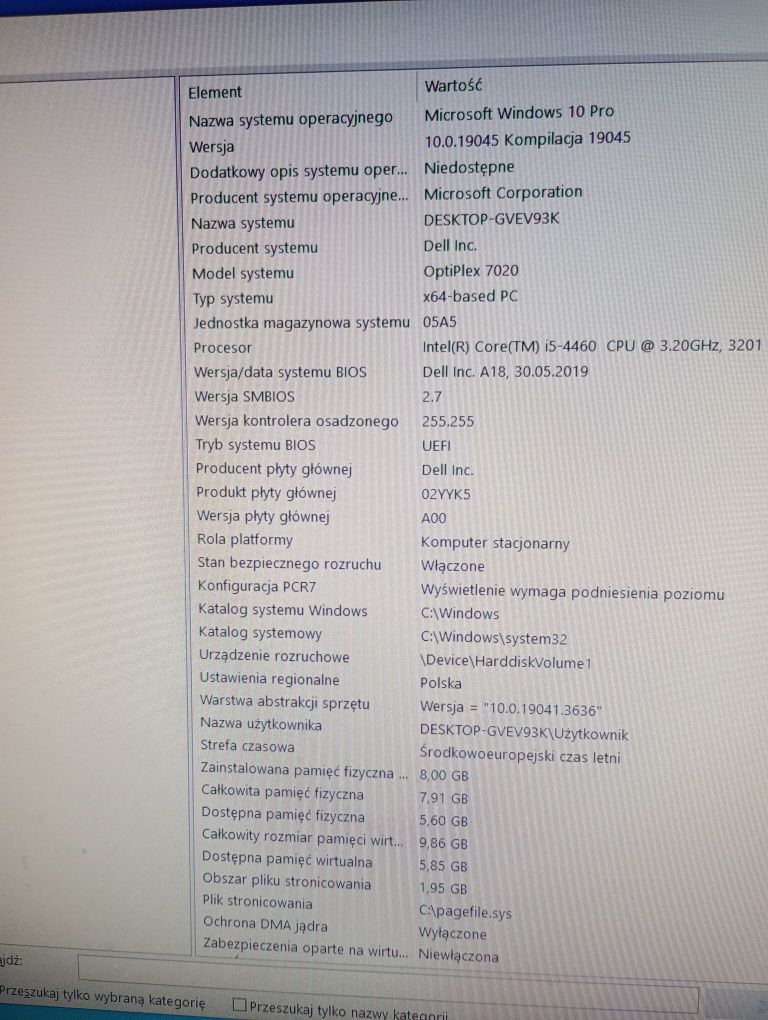 Optiplex 7020 i5 4460 GT 1030