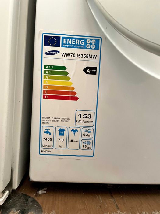 Máquina de lavar roupa Samsung Eco Bubble 7Kg WW70J5333MW