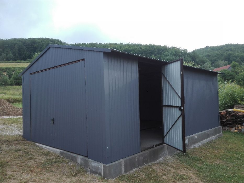 garaż 4X6,6x6,6x7, garaże blaszane na wymiar, profil zamknięty