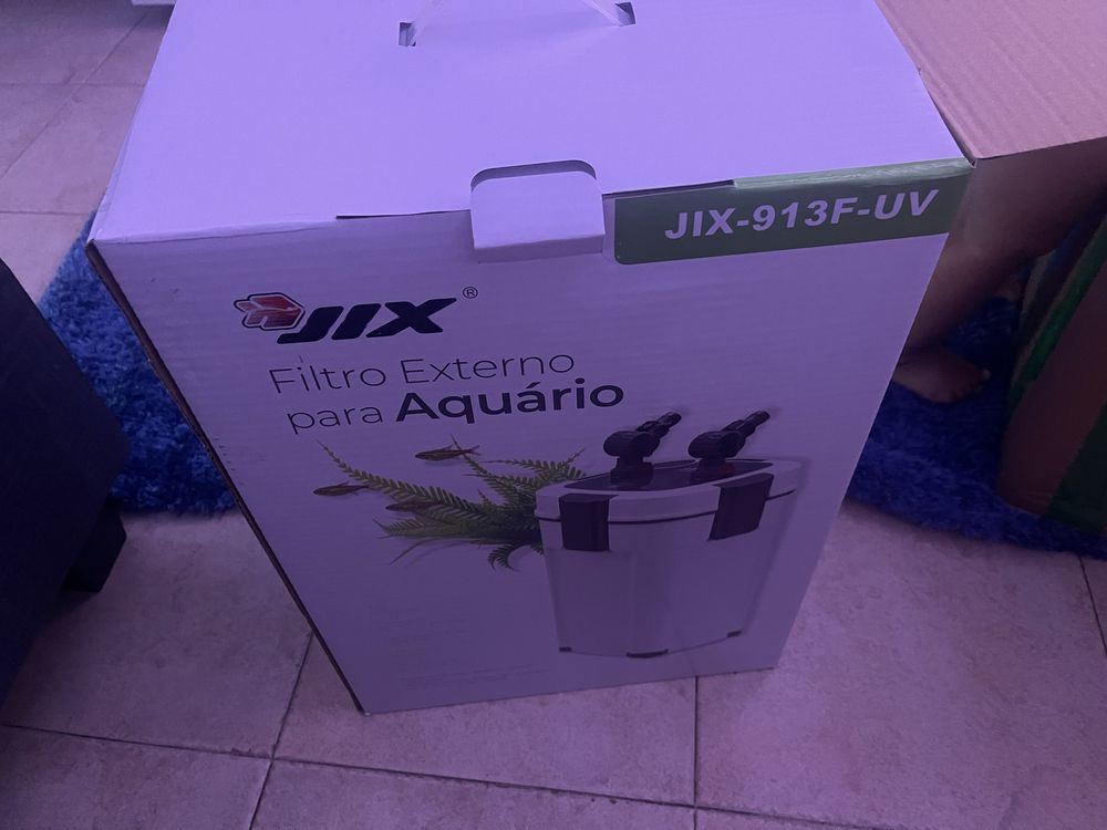 filtro externo jix 913 com UV faz 2500 litros por hora