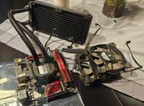 zestaw Intel 6700k 16gb ddr4 mini itx msi wifi corsair H100i ssd 512gb