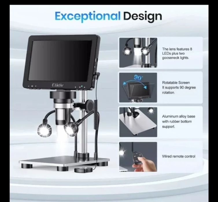 Microscópio digital - Elikliv EDM9
