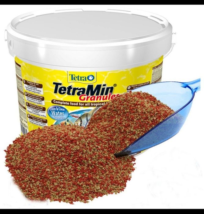 Корм для акваріумних рибок тетра мін, діскус гранули, пластівці, чіпси