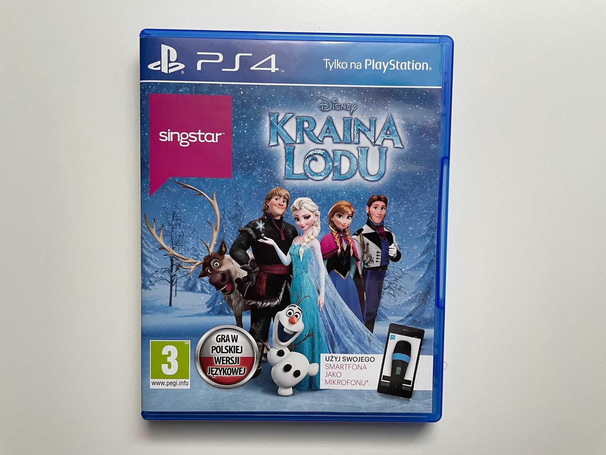 SINGSTAR Kraina Lodu Frozen PS4 Jak Nowa Polska Wersja