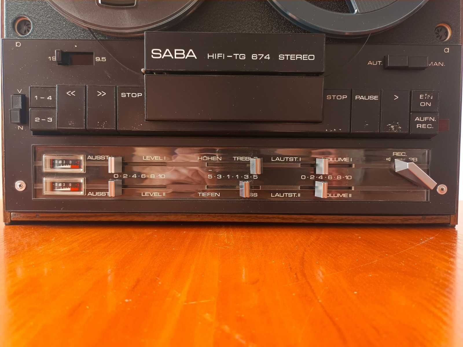 Катушечный магнитофон SABA HI-FI-TG 674 STEREO