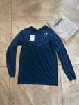 Onyx v2 Gymshark  old blue long sleeve