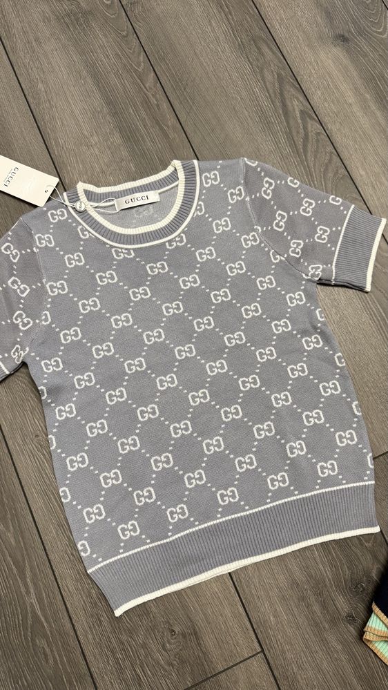Кофта футболка поло американка Gucci