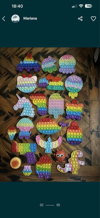 Fidget toys em ótimo estado. Agora mega promocão