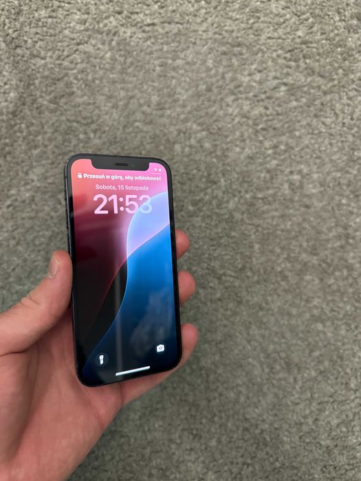 iPhone 12 mini • 64GB • Czarny (Midnight) • Bardzo dobry stan