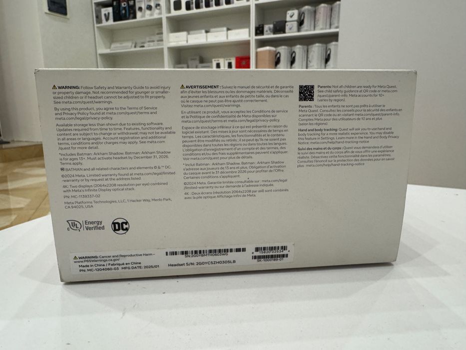 Meta Quest 3 512Gb Batman Arkham Shadow Нові Гарантія Магазин