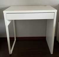 Biurko do pokoju z szufladą / Ikea / MICKE / Białe / 73x50 cm