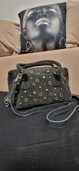 Сумка Испания замша натуральная 26×17×8см