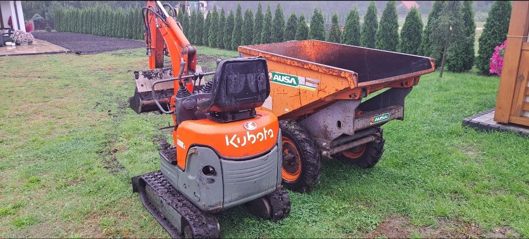 Wozidło AUSA 108 DA  1,5t  Wysoki wysyp