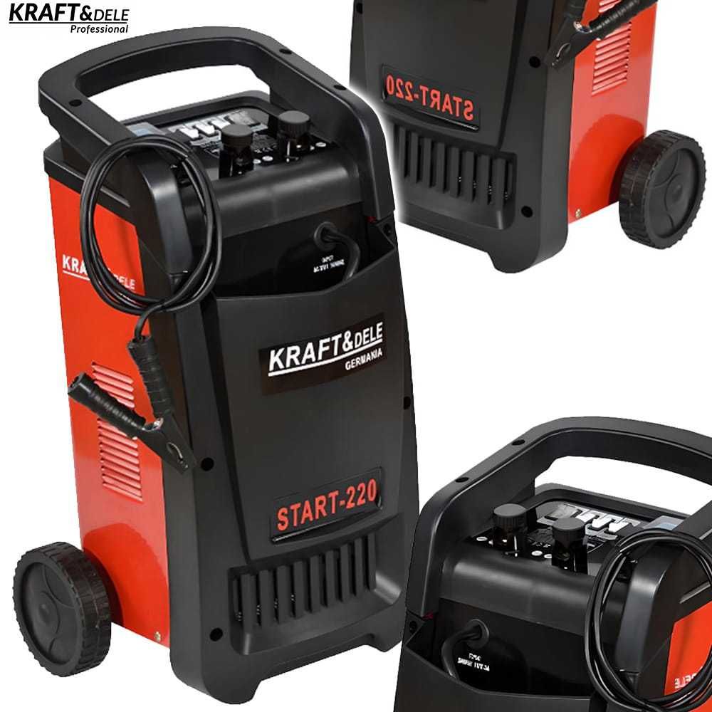 KRAFT&DELE Prostownik Samochodowy Tir Rozruch 250a 12/24v KD1902