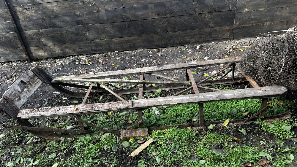 Сани кінні залізні