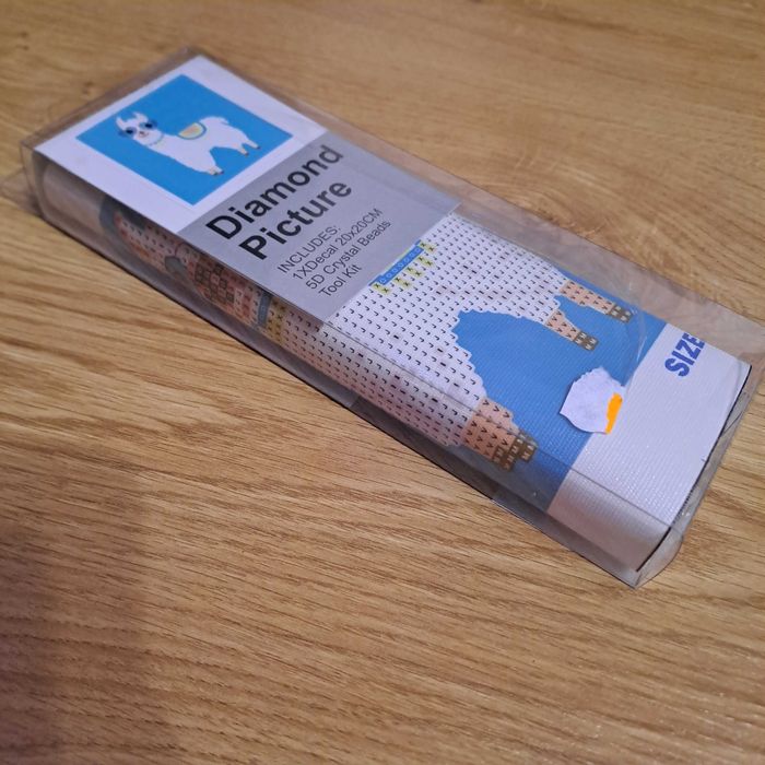 Haft diamentowy Lama zestaw 5D