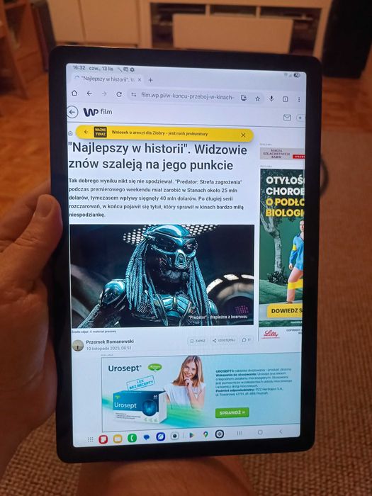 SAMSUNG GALAXY TAB 11" A9+ 5G [SM-X216B] z funkcja telefonu!
