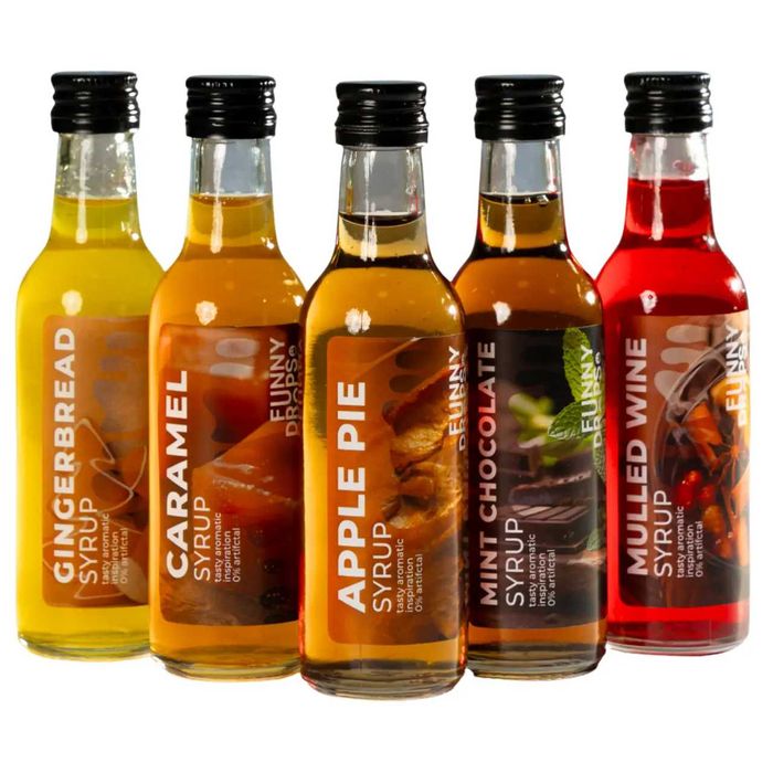 Набор сиропов Funny Drops Winter Line 5 шт по 50 мл