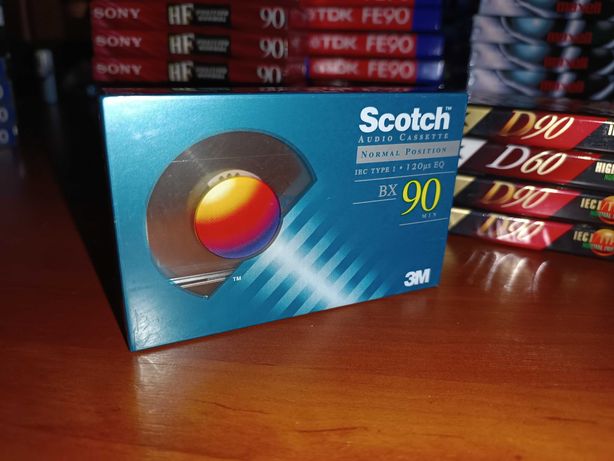 Аудіокасета Scotch BX 90 запакована, в наявності