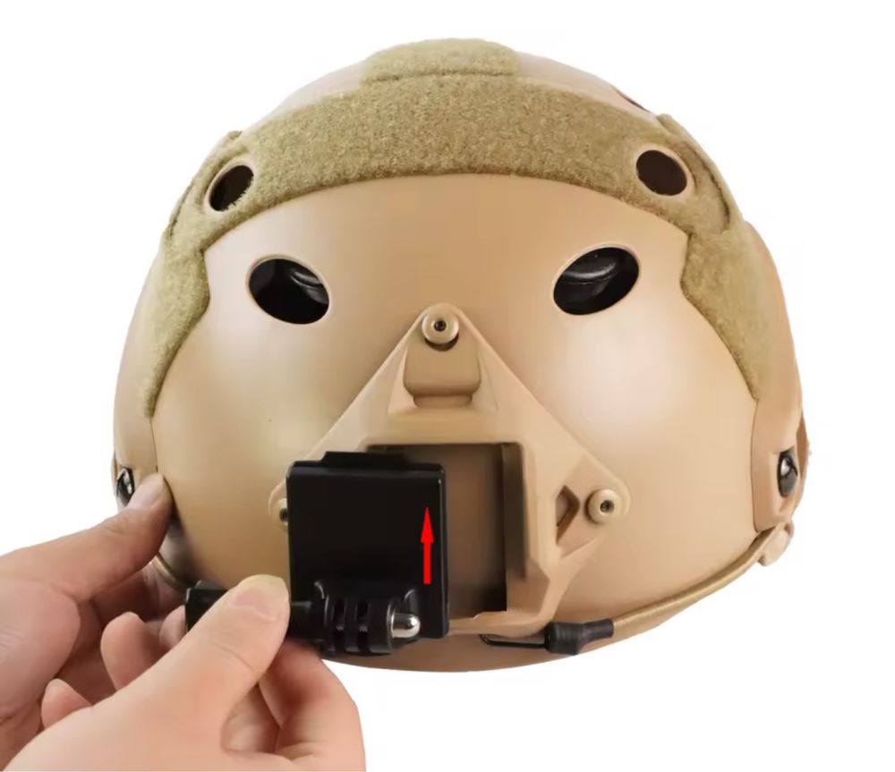 Кріплення Go Pro на шолом. Кріплення GoPro на каску.