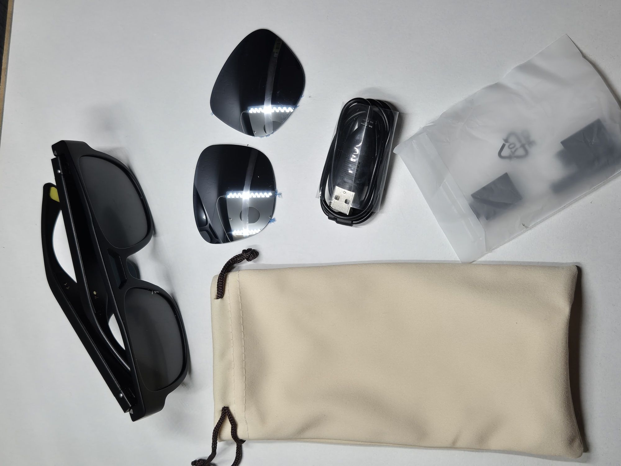 okulary przeciwsłoneczne Bluetooth 5.0 z przewodnictwem kostnym
