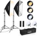 Softbox Lampa Do Zdjęć Fotografii Statyw 2m Studyjny Zestaw 2x 50x70cm