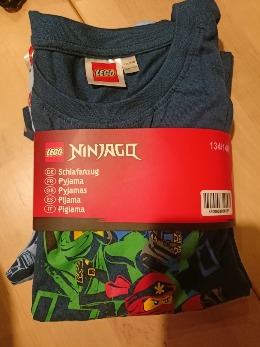 Bawełniana  piżama lego ninjago 134 140 NOWA