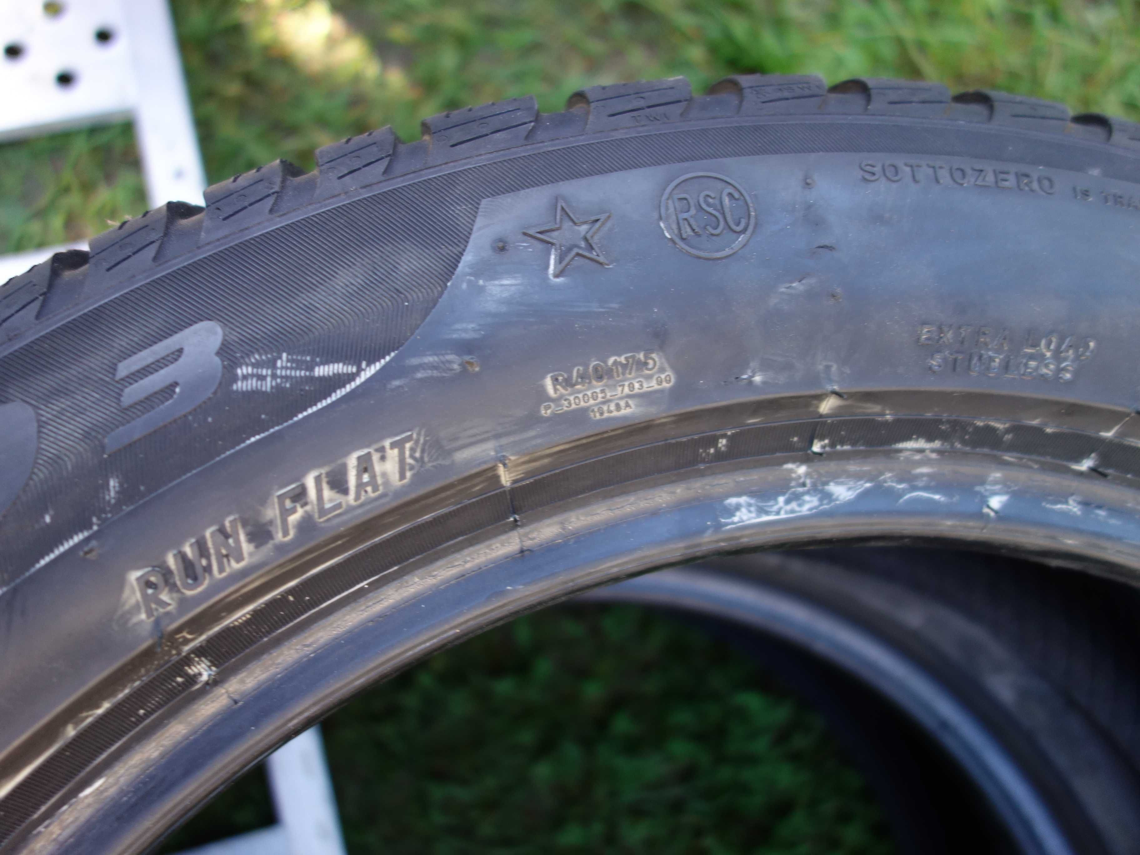 Opony BMW X3 X4 245/50/19 Pirelli RUN FLAT  2021 Rok Jak nowe
