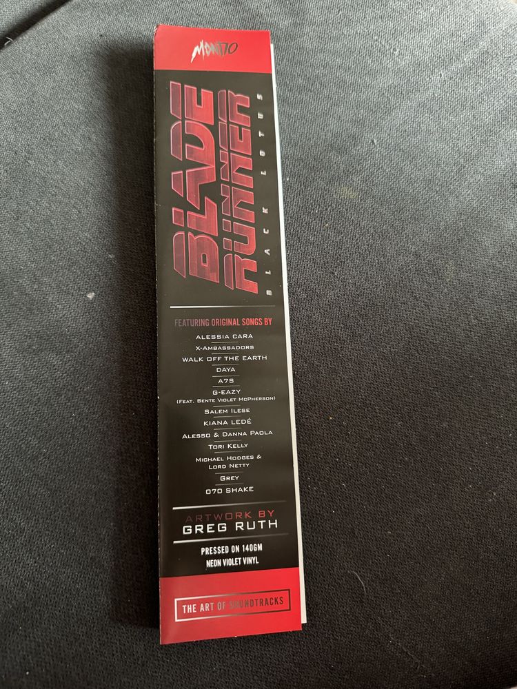 Blade runner black lotus lp winyl mondo
