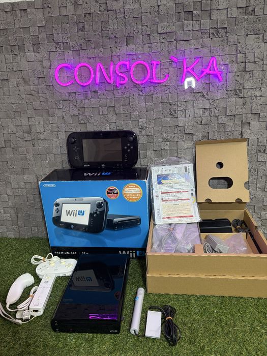 Nintendo Wii U ntsc j 100 volt Premium set!