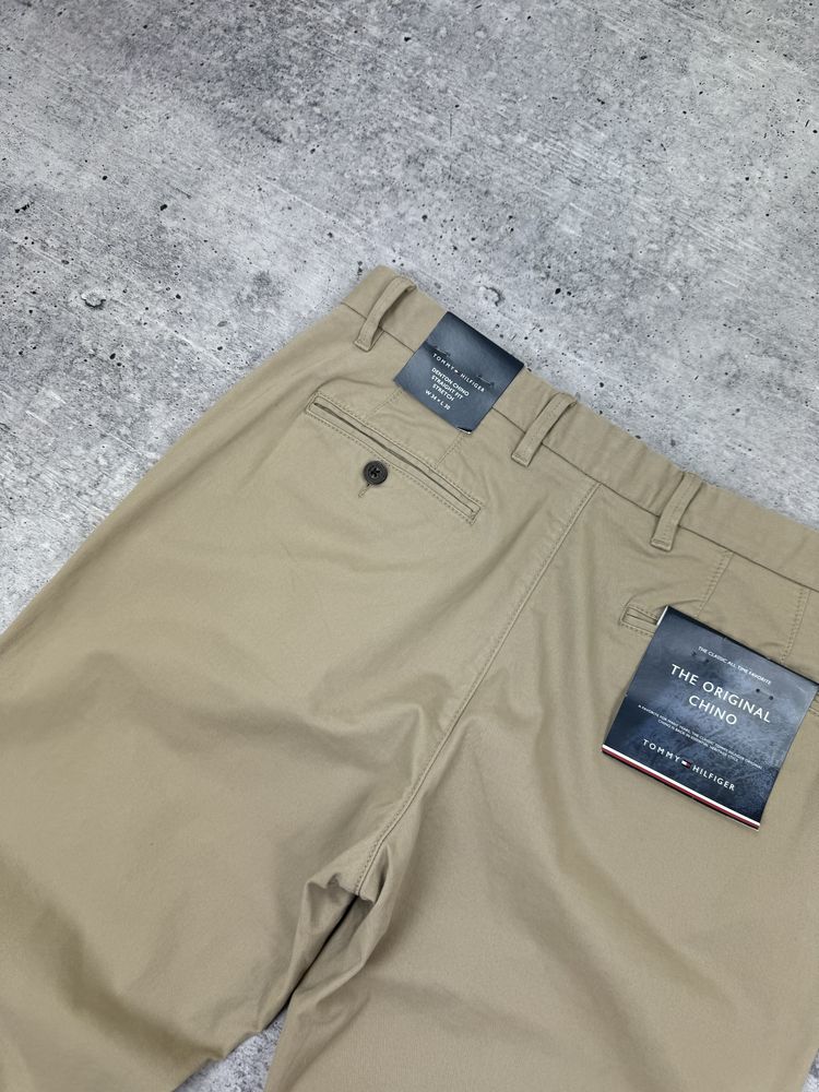 Повседневные новые нарядные штаны чиносы джинсы Tommy Hilfiger W34