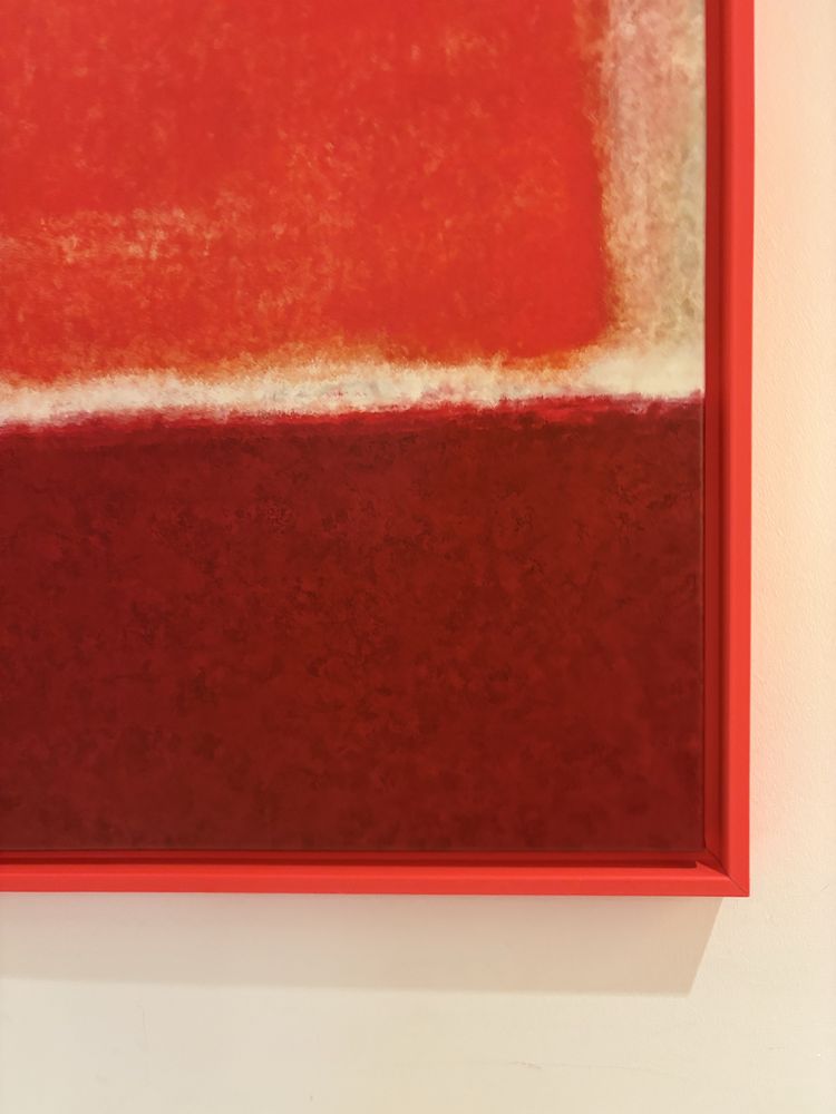 Quadro Abstrato - Impressão em Tela com Moldura