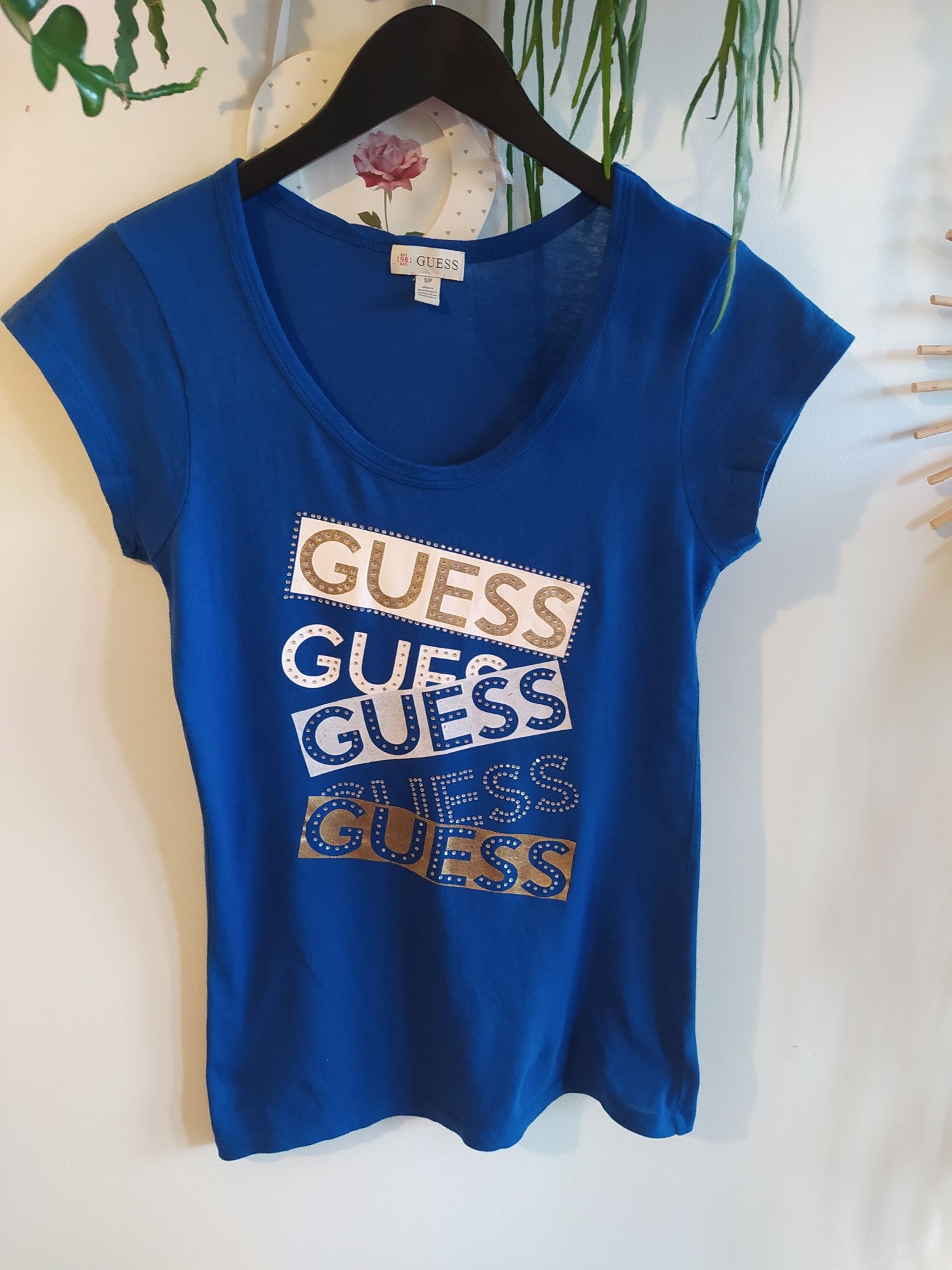 Guess t-shirt damski S M