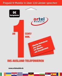 Niemcy SIM karta Ortel 0€ niemiecki starter nowy aktywny
