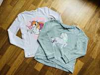 Bluzka z jednorożcem H&M + bluza H&M gratis