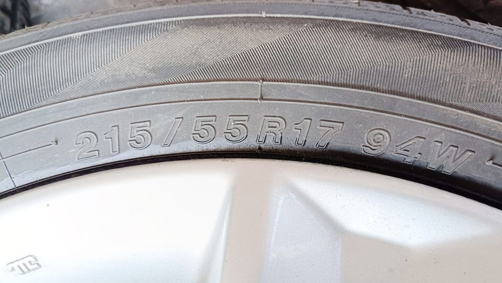 JANTES SUBARU R17 COM PNEUS 215/55 FURAÇÃO 5X100