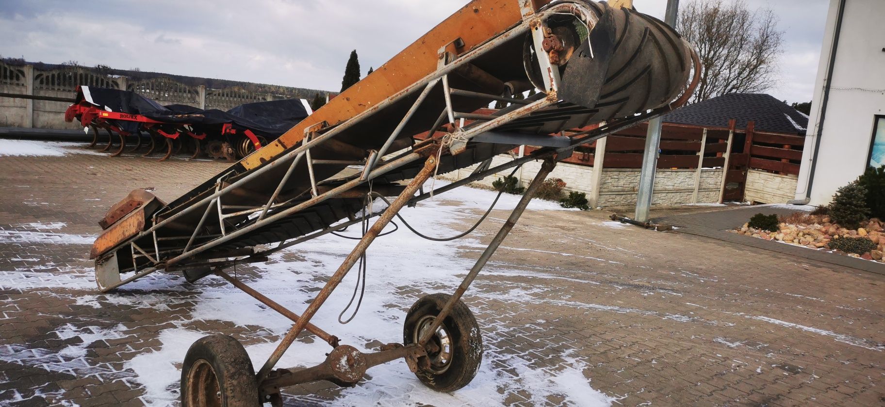 Taśmociag 5 m jodełka elektro-bęben