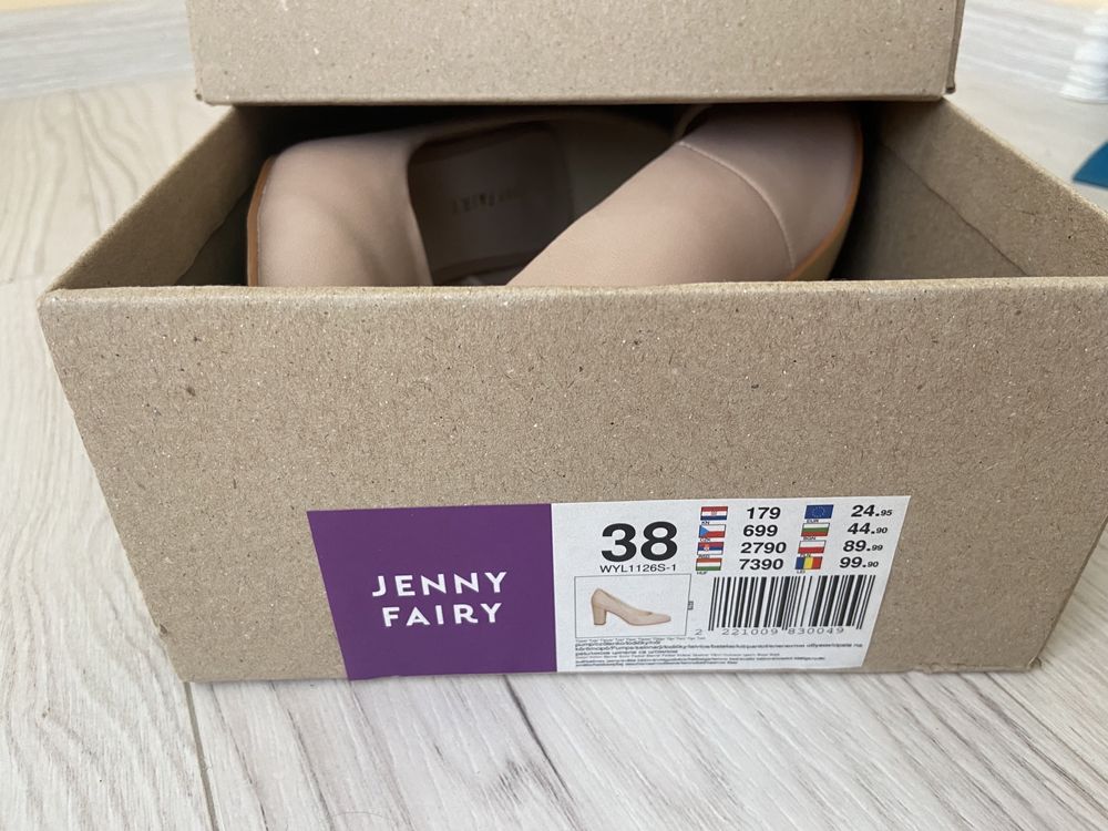 Туфли женские„Jenny Fairy” 38 р.