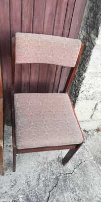 Krzesło stare PRL tapicerowane
