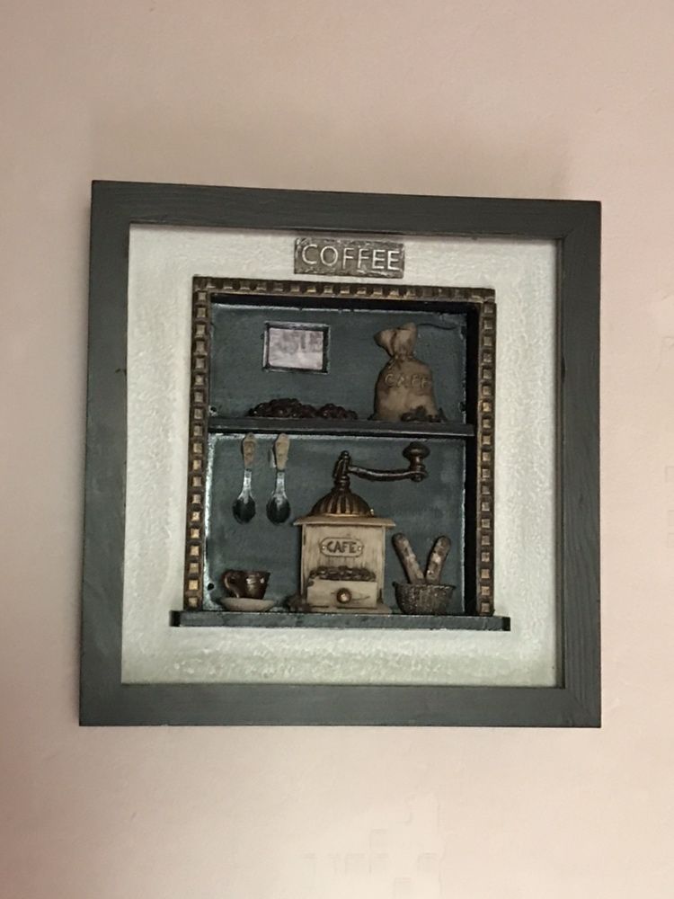 Декоративная картина Кофе Ключница на кухню