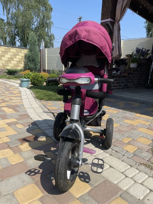 Велосипед crosser one з батьківською ручкою