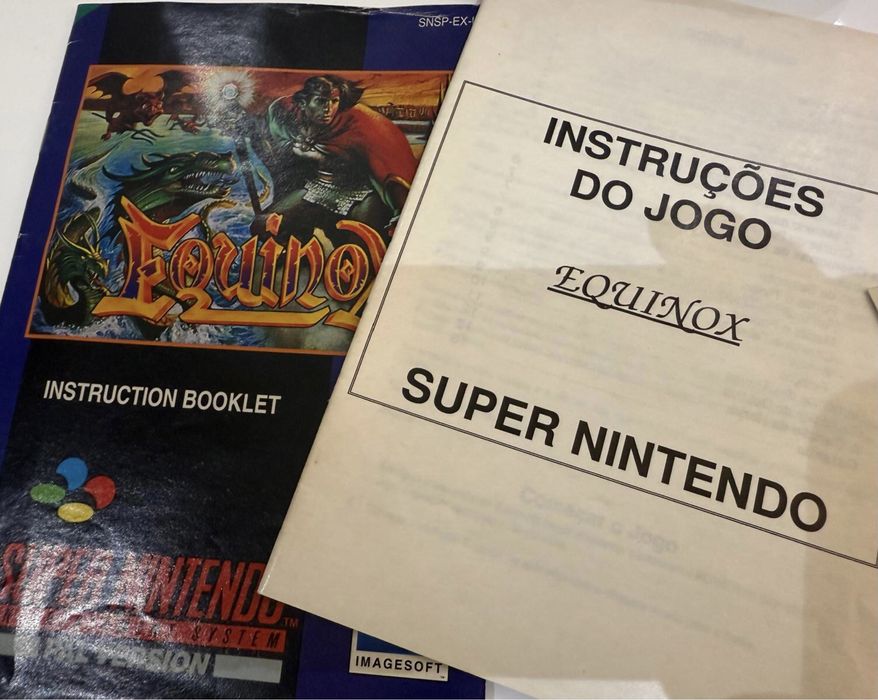 Super nintendo snes Equinox Pal versao portuguesa