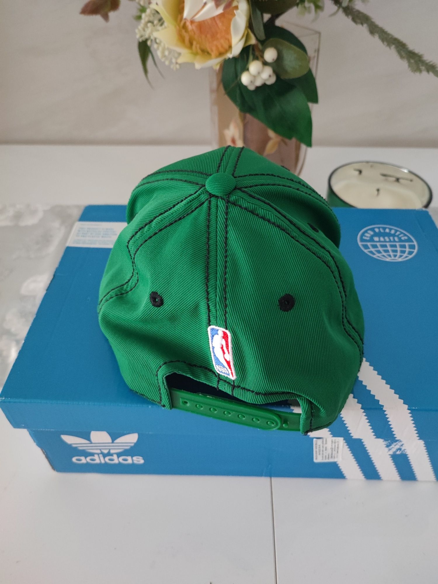 Czapka z daszkiem Adidas Boston Celtics NBA