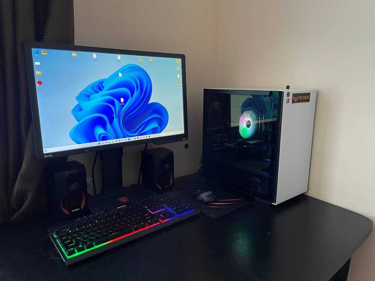 Ігровий ПК з монітором Ryzen 5, GTX 1660 6GB, DDR4 16Gb 3200, SSDM.2