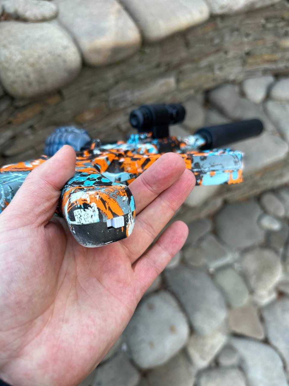 ‼️ Детский автомат на орбизах АК4️⃣7️⃣ с лазерным прицелом. Игрушка ‼️