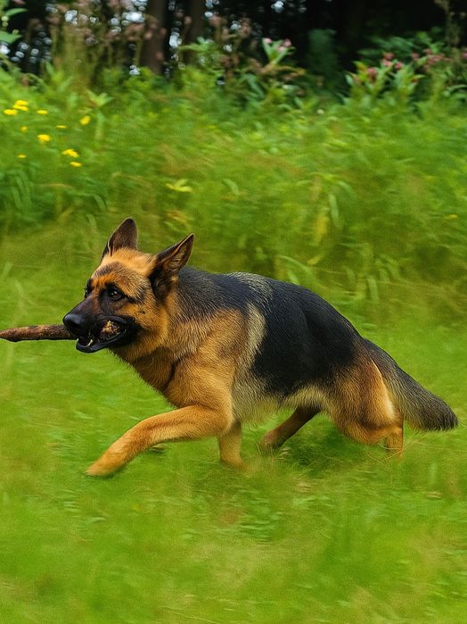 Owczarek niemiecki z rodowodem FCI