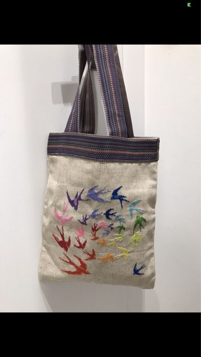 Torba z haftem krzyzykowym